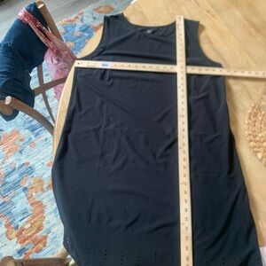Title Nine Black Preforated Athletic Dress/ swim cover up Sz XL